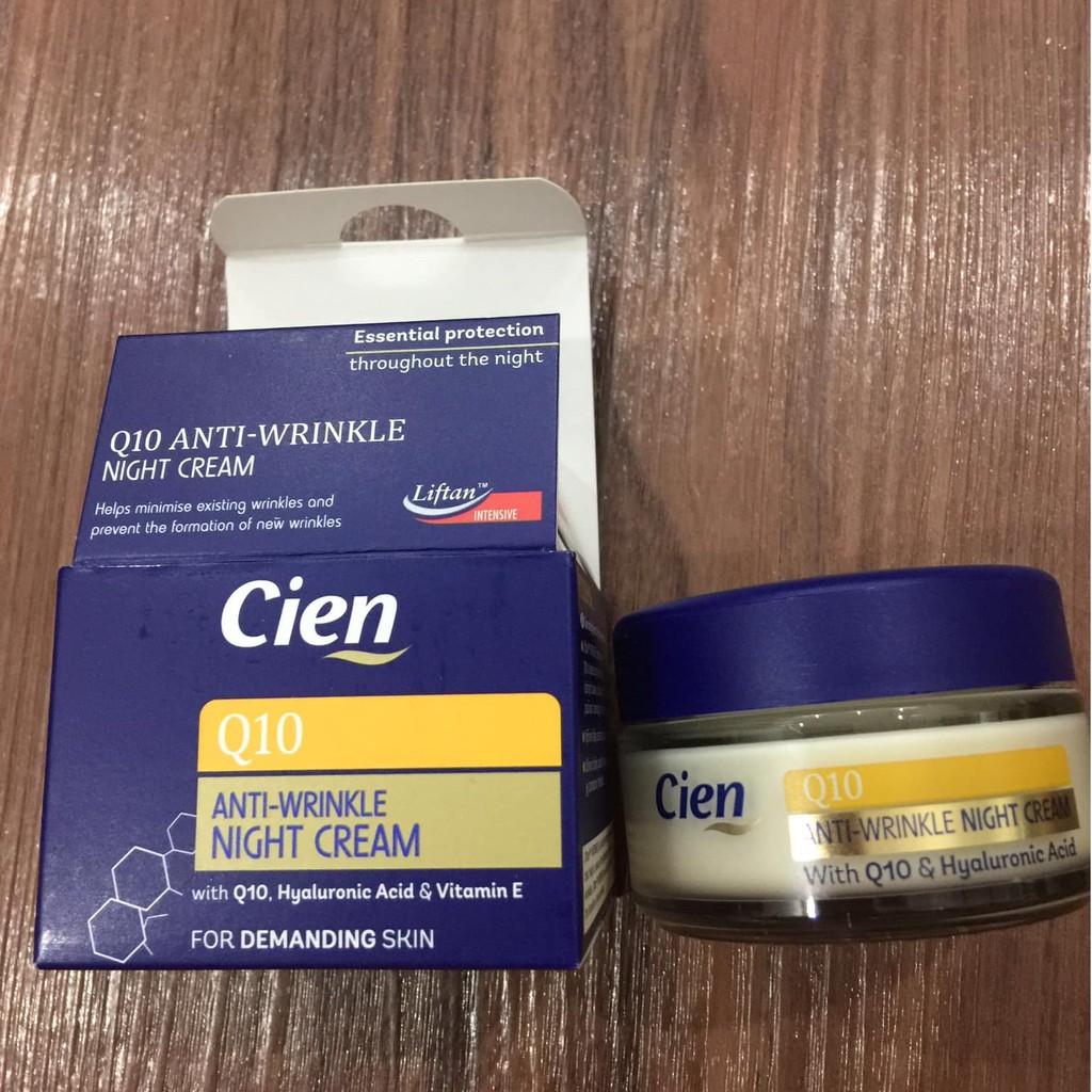 Cien Q10 Anti Wrinkle Night Cream - Kem Dưỡng Đêm Chống Lão Hoá 50ml