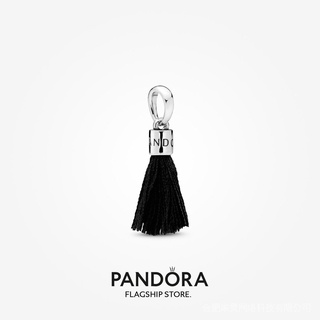 Pandora Mặt Dây Chuyền Tua Đen Quyến Rũ