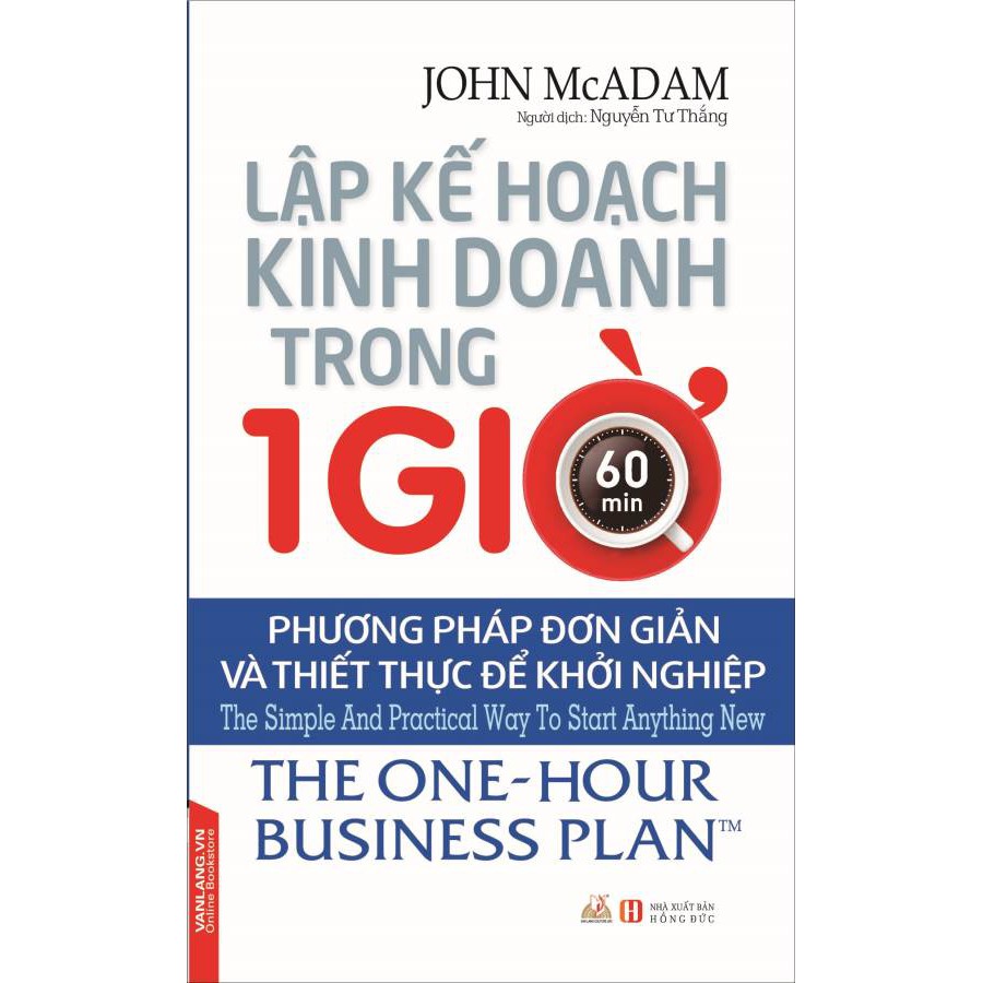 Sách Vanlangbooks - Lập Kế Hoạch Kinh Doanh Trong 1 Giờ