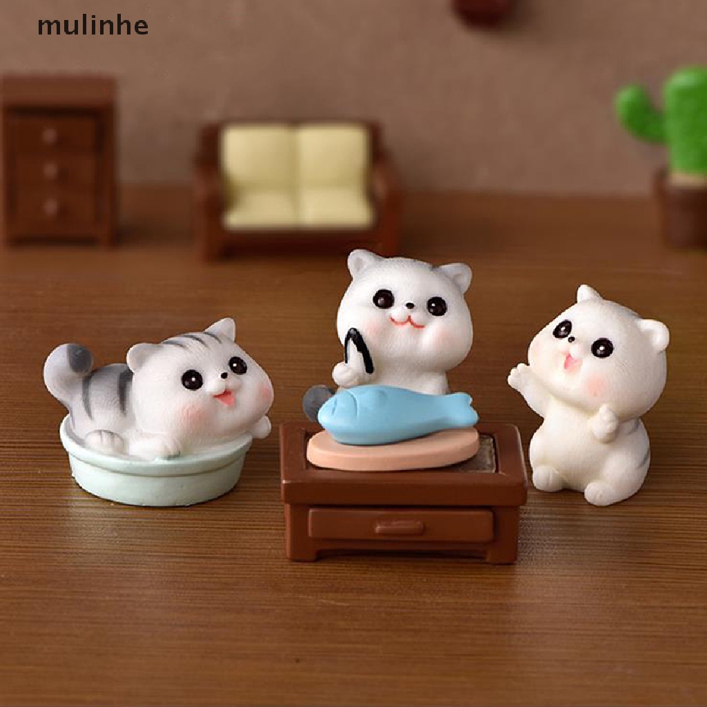 1 Mô Hình Mèo Con Xinh Xắn Dùng Để Trang Trí Nội Thất