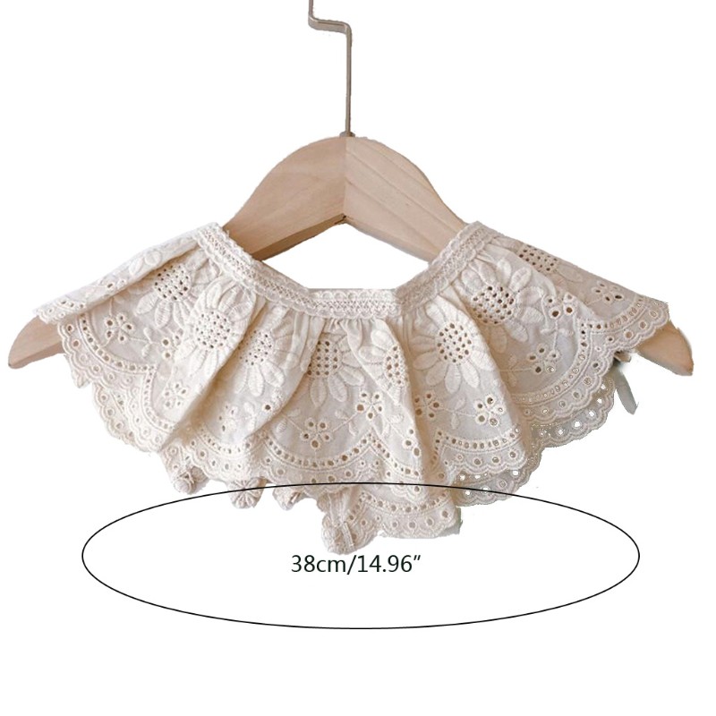 Cổ áo giả vải ren xinh xắn cho bé từ 0-6 tuổi