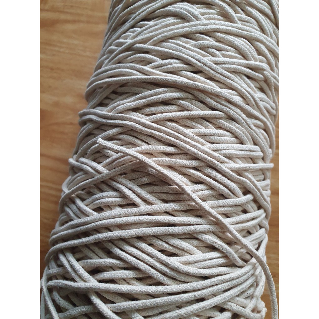 Dây dù cuộn 5m dày 2,7mm giá rẻ để cột đồ, đan ghế, trang trí