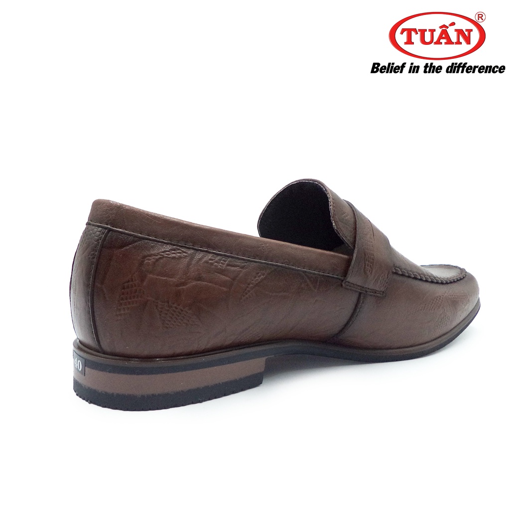Giày da nam giày tây thời trang quai da bò thật thương hiệu Tuấn GXHU-360