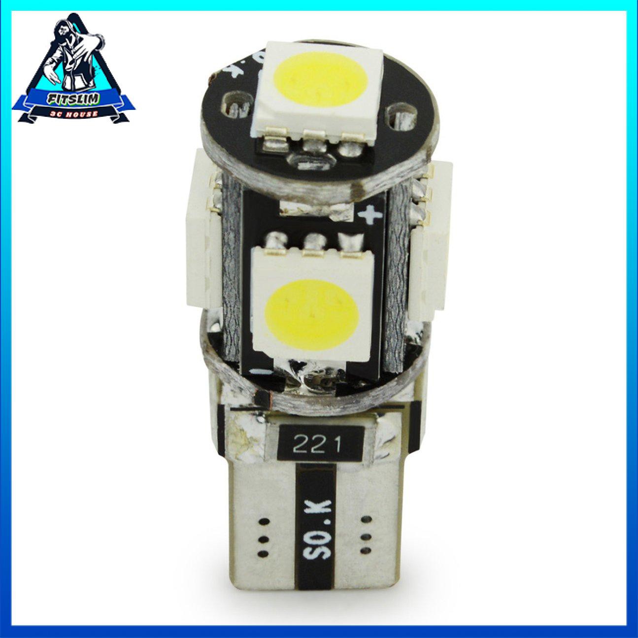 Đèn giải mã xe hơi T10 với đèn nhôm tản nhiệt 5Smd 5050 Led Wide