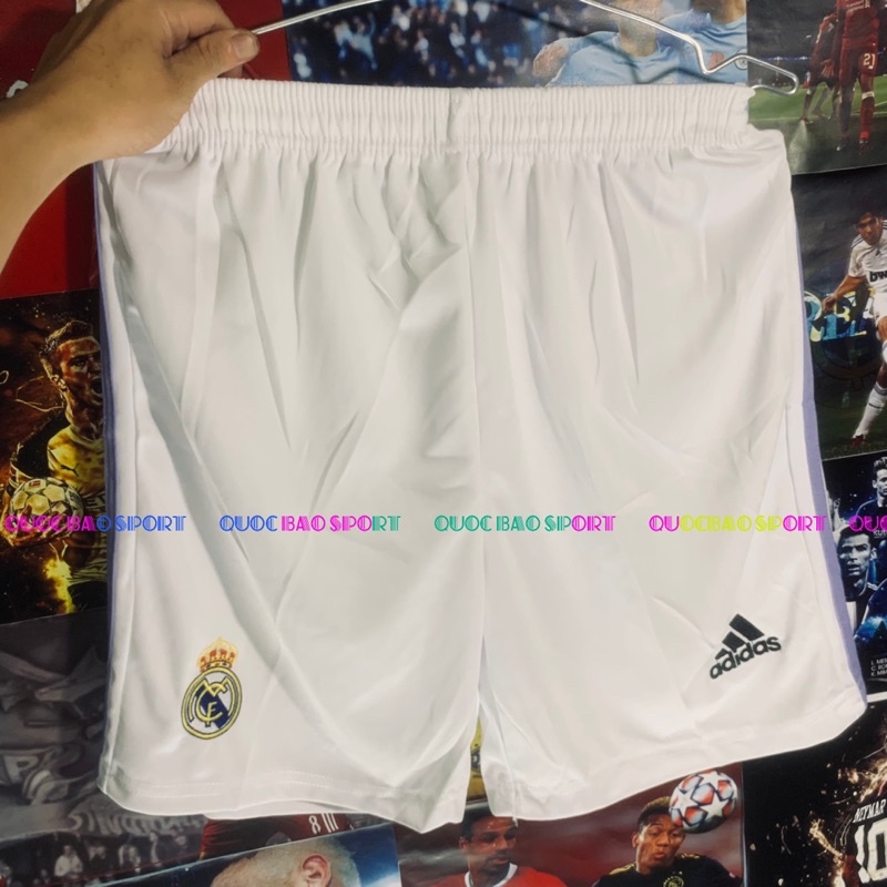 Bộ áo bóng đá Real Marid trắng sân nhà mùa 2022-2023