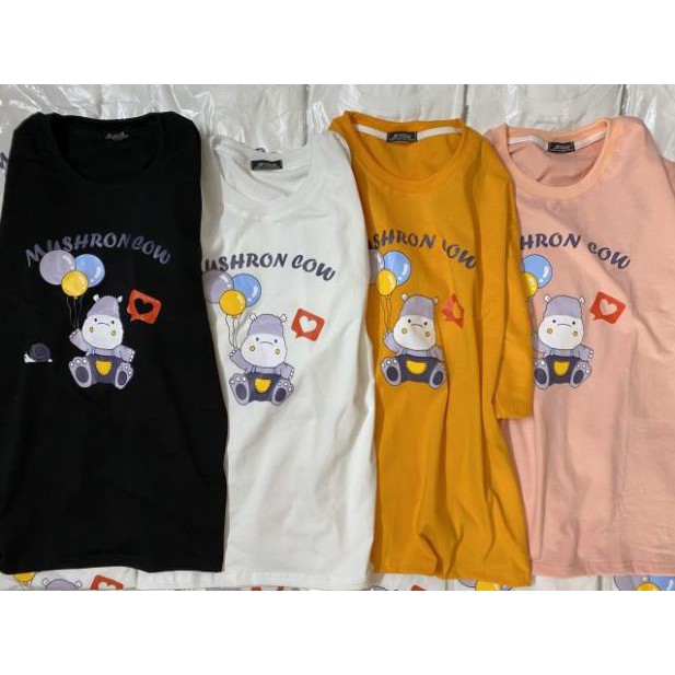 [S03][HÌNH THẬT] Áo thun nữ nam unisex căp đôi áo phông nữ tay lỡ Bò Mushron Cow hàng chuẩn shop siêu chất-BT137 | BigBuy360 - bigbuy360.vn