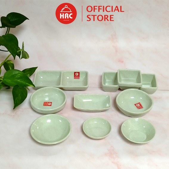 [Mã LIFEHLSALE2 giảm 10% đơn 0Đ] Đĩa chén chấm đựng gia vị 100% melamine [CAO CẤP] nhà hàng các loại đủ kiểu