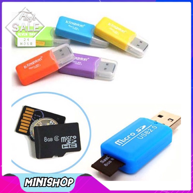 Đầu Đọc Thẻ Nhớ Rắc Cắm USB MINISHOP H069