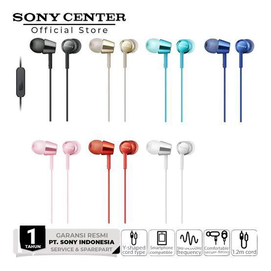 Tai Nghe Nhét Tai Sony Mdr-Ex155Ap - Mdr Ex155Ap - Mdrex155Ap Có Mic Chất Lượng Cao