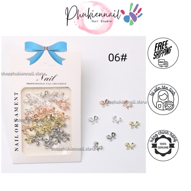 Charm nơ mix kim loại cao cấp CH21