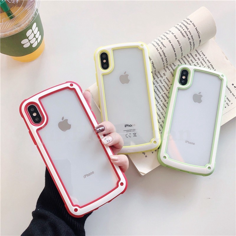 Ốp Điện Thoại Màu Kẹo Cho iPhone 6 6s 7 8 Plus X XS MAX XR iPhone 11 11Pro 11Promax