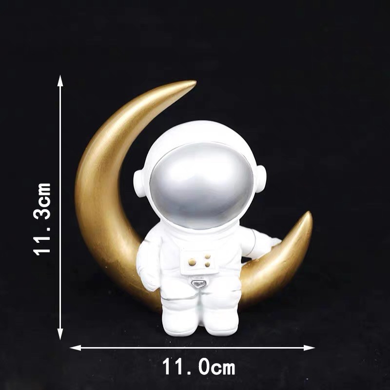 [Trạm không gian của bà Bu] Tượng phi hành gia astronaut để bàn lớn nhỏ