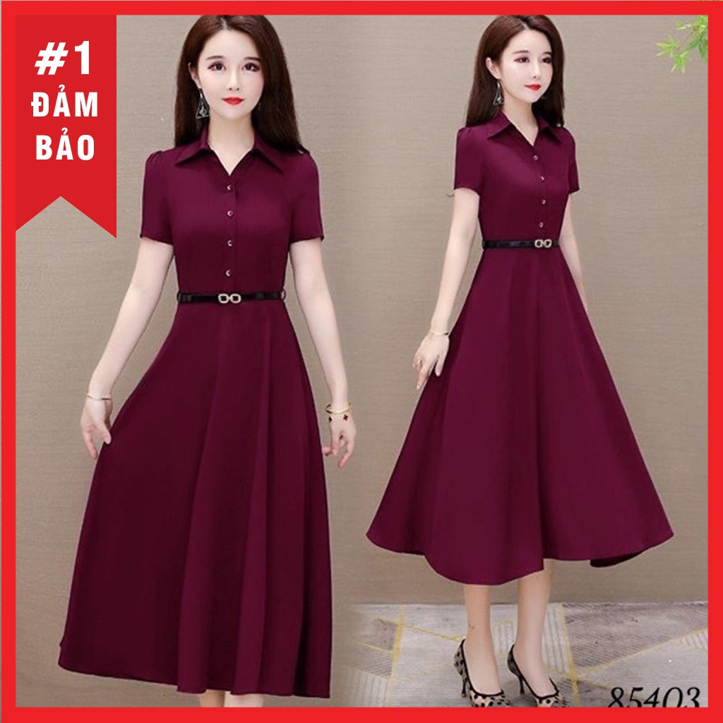 Đầm thiết kế thanh lịch kèm nịt đủ size 30 đến 72kg - 85403 | BigBuy360 - bigbuy360.vn