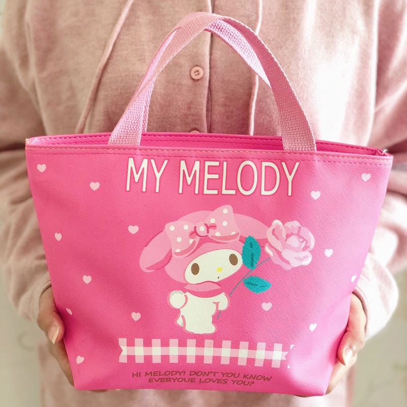 Túi Đựng Cơm Trưa Giữ Nhiệt Họa Tiết Hoạt Hình Kitty