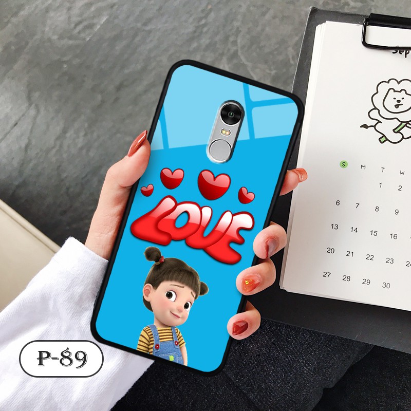 Ốp kính in hình cute Xiaomi Redmi NOTE 4X