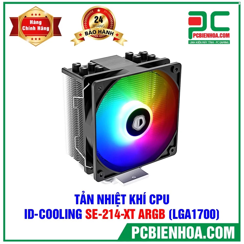 TẢN NHIỆT KHÍ CPU IDCOOLING SE214XT ARGB ( HỖ TRỢ SOCKET LGA1700 )