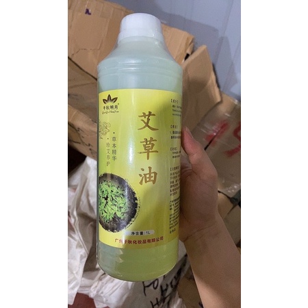 Tinh dầu ngải cứu -gừng masager body 1lit chai