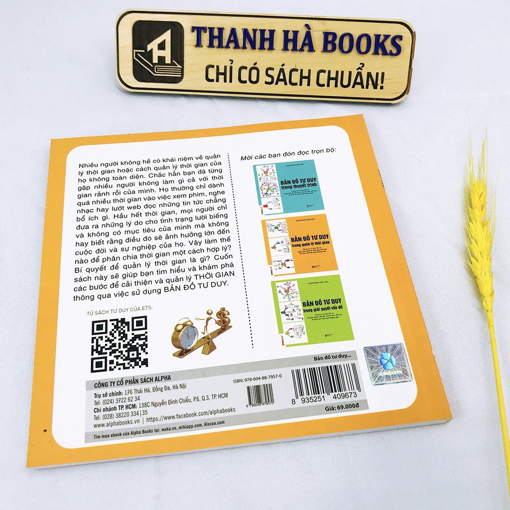 Sách - Bản Đồ Tư Duy Trong Quản Lý Thời Gian - Thanh Hà Books