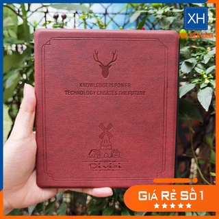 [Siêu Phẩm] Bao Da Kindle Oasis 3/2 In Chữ Chìm Divisi Well Begun Giả Da Nhung Cực Êm Tay - Phụ Kiện Xaha