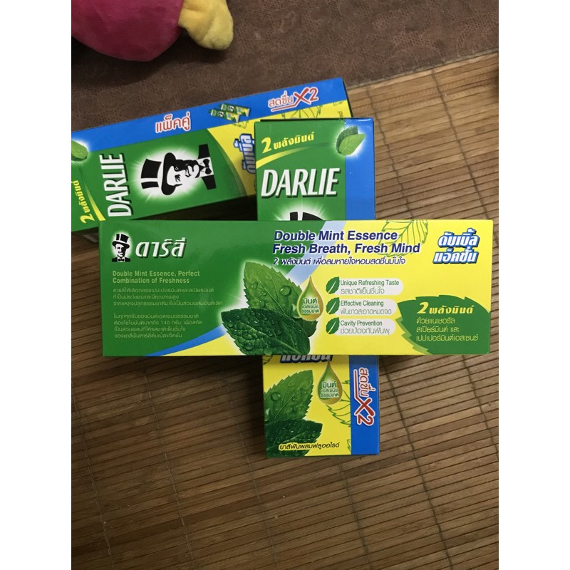 Hộp 2 TUYP KEM ĐÁNH RĂNG DARLIE BẠC HÀ