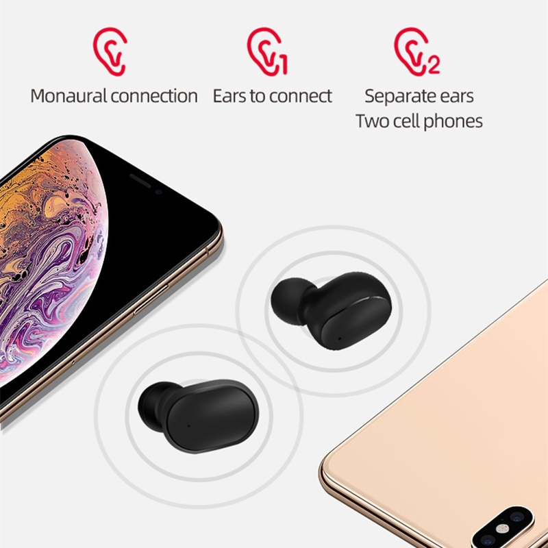 Tai nghe không dây A6S TWS Kèm Mic Chống Ồn Chống Thấm Nước
