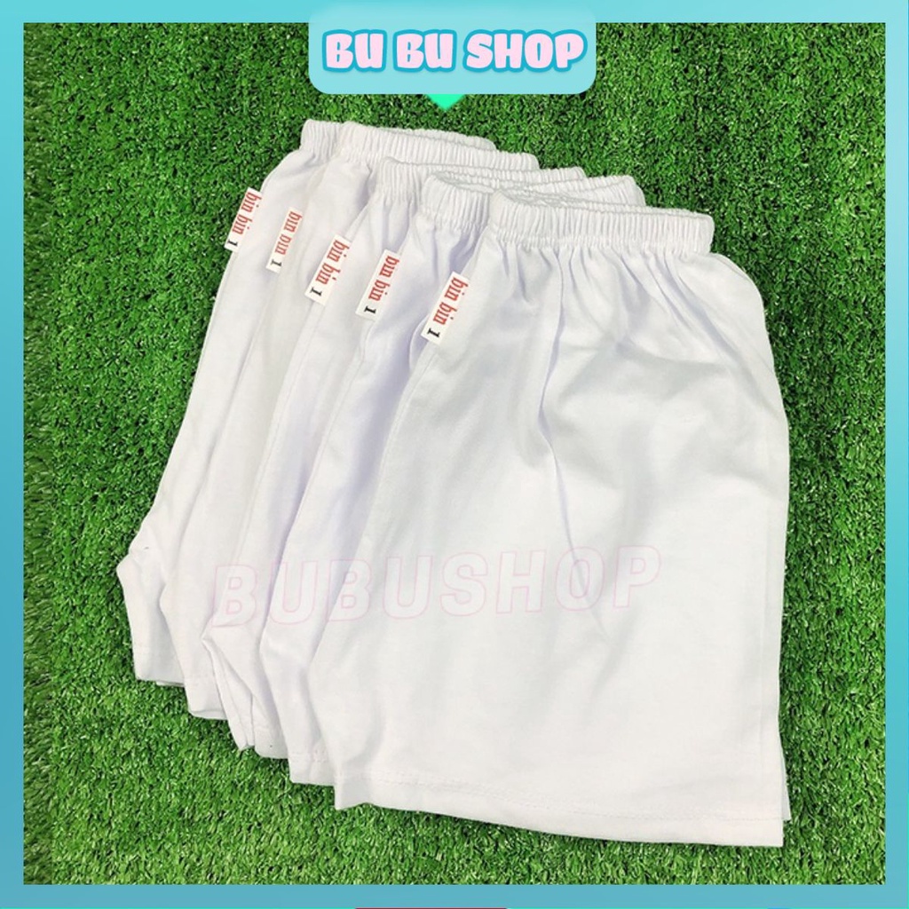 Set 5 Quần Chục Ngắn Sơ Sinh 3-11kg Chất Cotton mềm mịn thấm hút