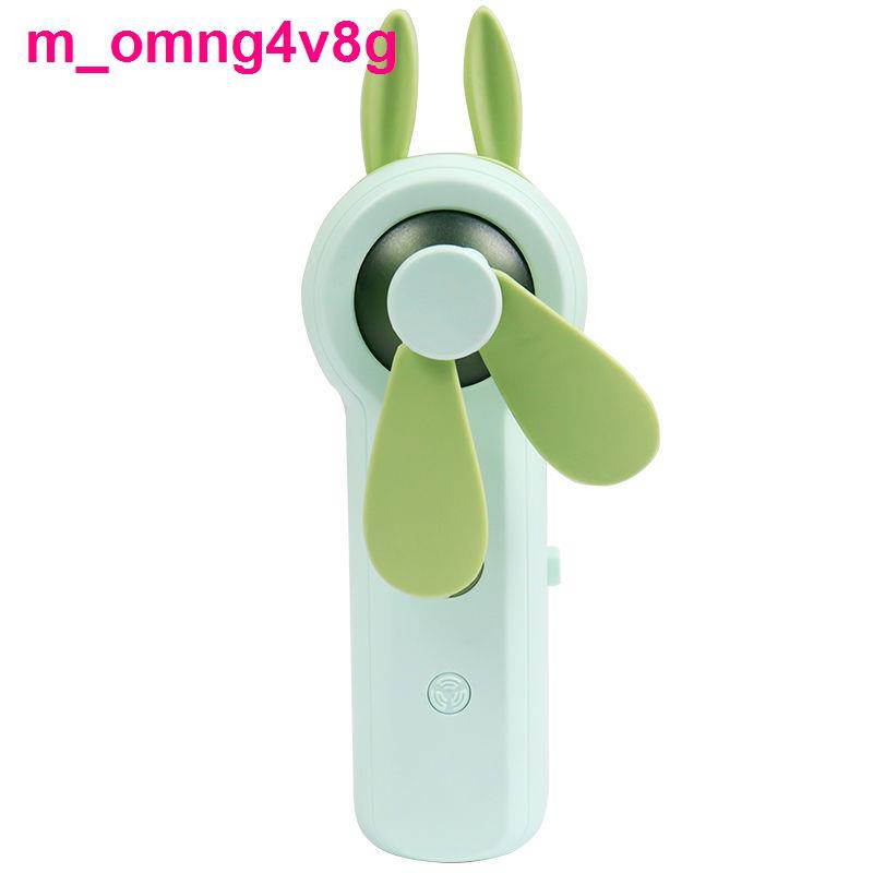 Phun nhỏ làm ẩm quạt Mini có thể sạc lại usb cầm tay mát di động câm ký túc xá sinh viên dễ thương