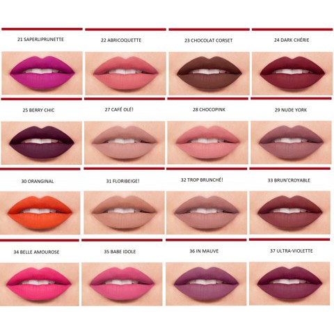 Son kem lì Bj Bourjois Rouge Edition Velvet Ouibeaute