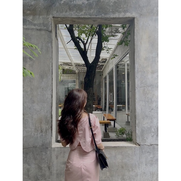 LILLIE | Set váy hồng