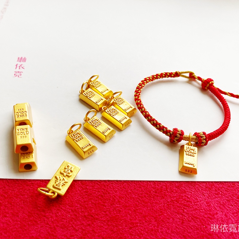 Hạt Xâu Chuỗi Hình Viên Gạch Dùng Làm Vòng Tay / Dây Chuyền Thủ Công diy