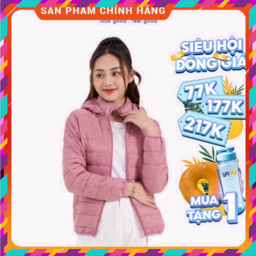 Áo khoác phao YODY giữ nhiệt siêu nhẹ, chống nước PHN5000 (sale cực khủng) (giá sale hot) ( siêu sale )