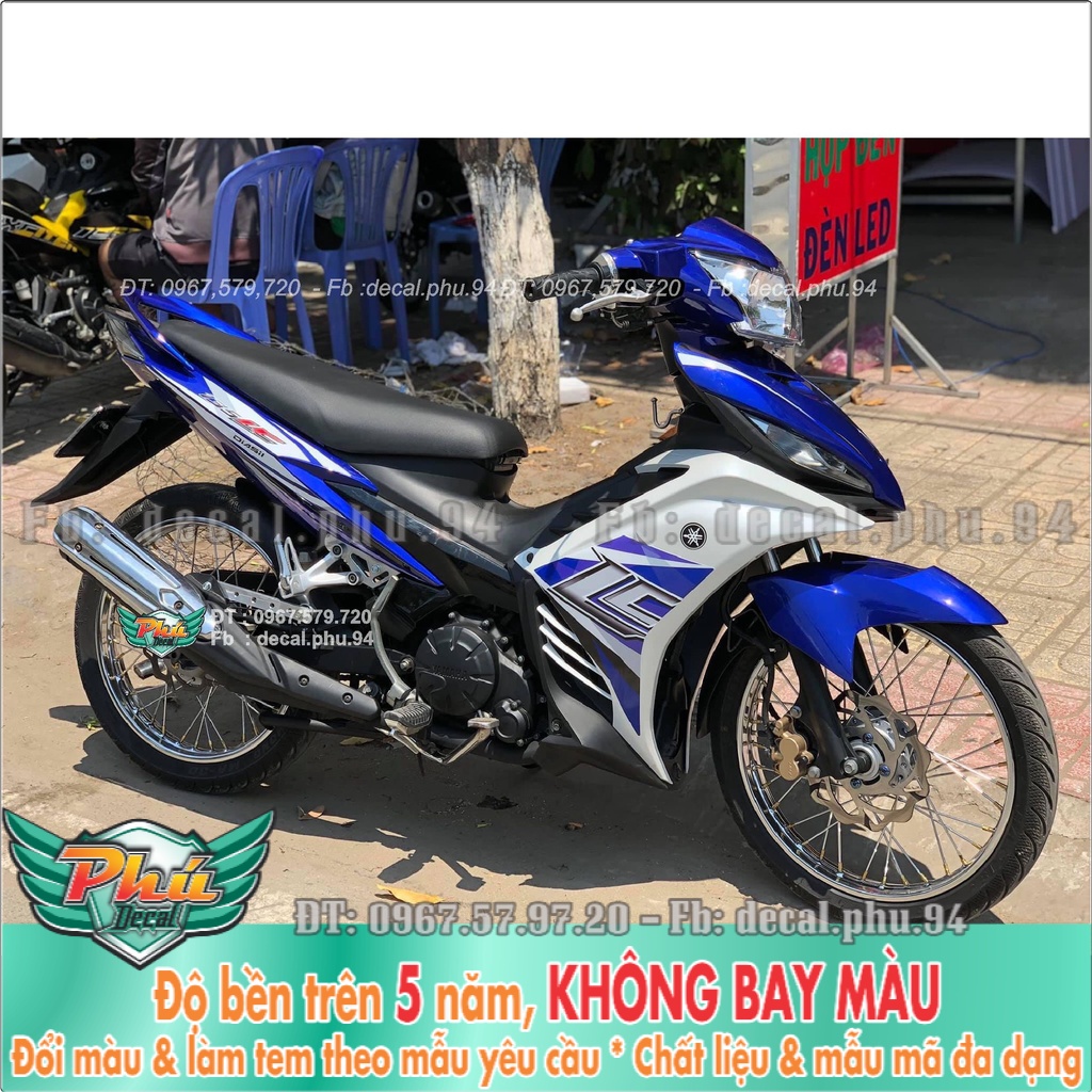 Tem Rời Exciter 135 Lc trắng xanh (K) -1