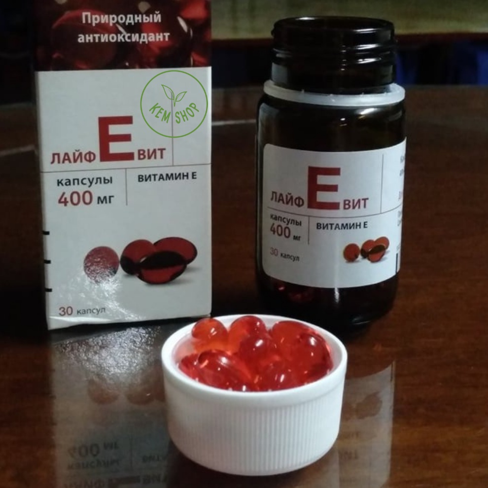 Vitamin e đỏ, viên uống đẹp da vitamin e đỏ nga - ảnh sản phẩm 2