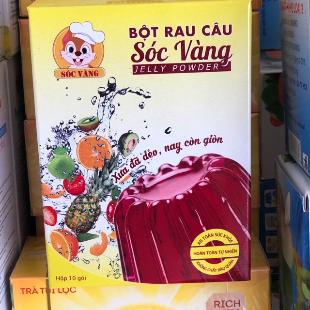 Thùng Rau câu dẻo sóc vàng 10hộp