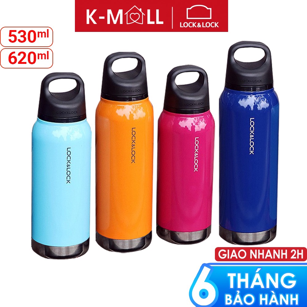 Bình giữ nhiệt LocknLock Loop Tumbler 530ml, 620ml có lưới lọc trà LHC4153 LHC4154 - K-MALL
