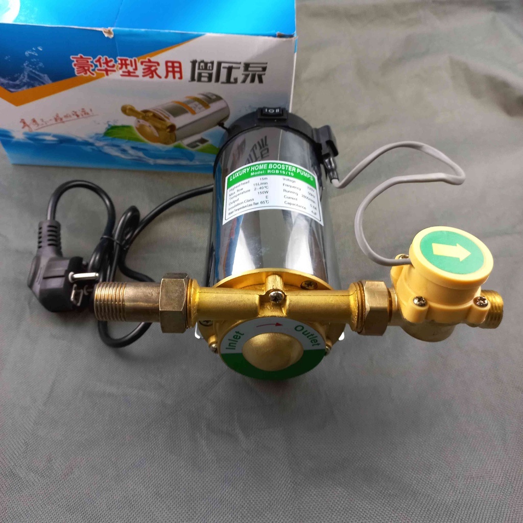 Máy Bơm Trợ Lực Tự Động 220V 150W 20L/P | Máy Bơm Tăng Áp 150W | Máy bơm Tăng Áp 220V
