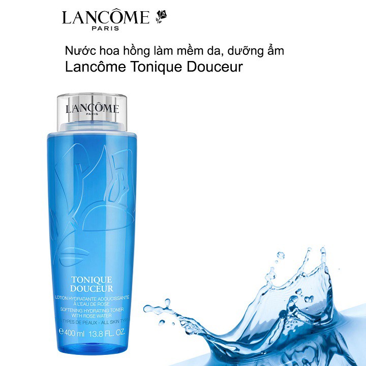 Combo Nước Hoa Hồng Và Sữa Tẩy Trang Lancôme