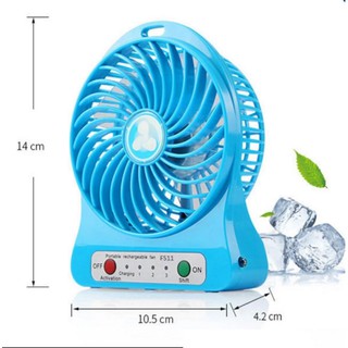 Quạt Tích Điện Mini 3 Chế Độ