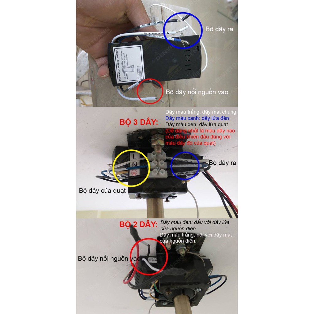 Mạch Điều Khiển Từ Xa Không Dây Cho Quạt Trần Và Đèn