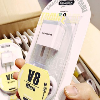 COMBO CỦ SẠC - DÂY SẠC SENDEM V8/I7