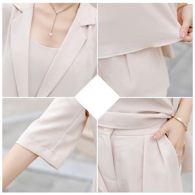 (Hàng Quảng Châu) SET VEST NỮ 3 CHI TIẾT | BigBuy360 - bigbuy360.vn