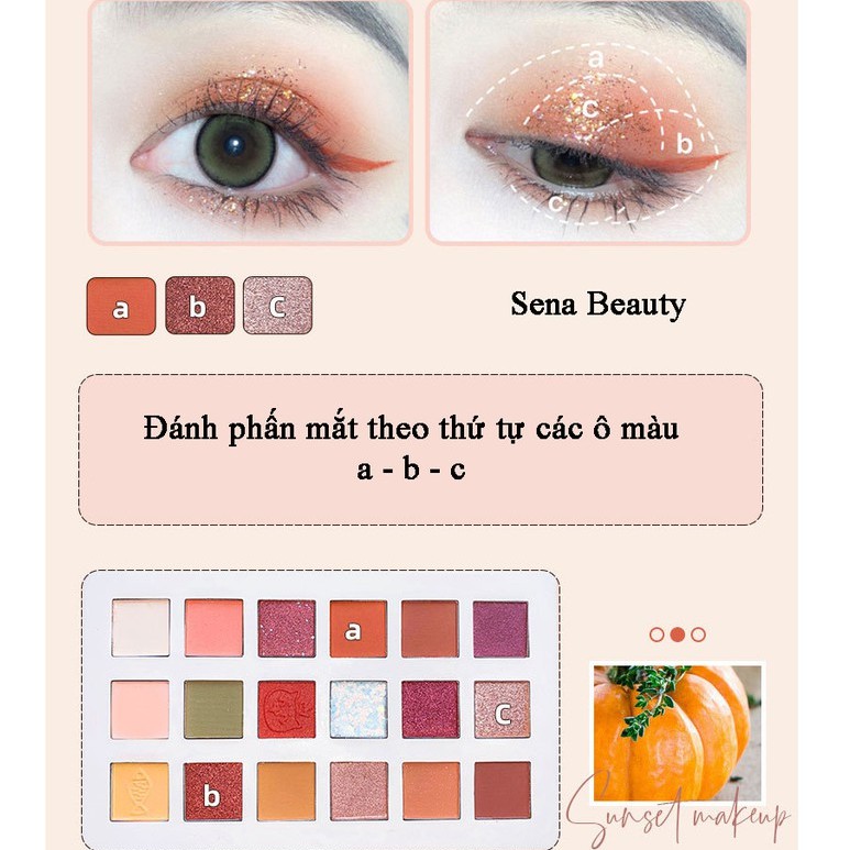Bảng phấn mắt nhũ lì 18 ô Faiccia Party Time Senabeauty | BigBuy360 - bigbuy360.vn
