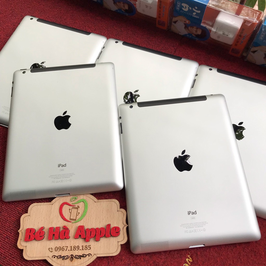 Máy Tính Bảng iPad 3 - 16/ 32/ 64Gb (Wifi + 4G) - Màn Rentina - Pin Khoẻ - Zin Đẹp 99%