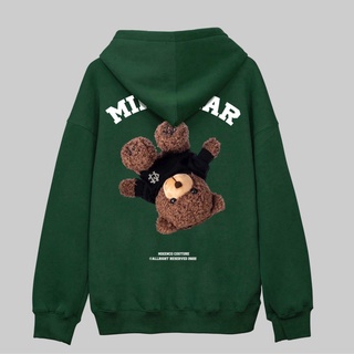 Áo hoodie unisex MIKENCO Áo Hoodie in hình gấu ngược siêu hot 2022 - Hình in siêu cute