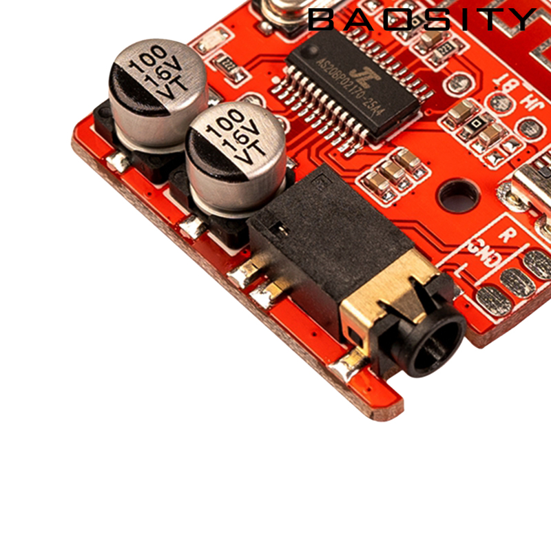 [BAOSITY]Bluetooth Receiver Board Decoder Board Music Module SNR 90dB THD+N -70dB red