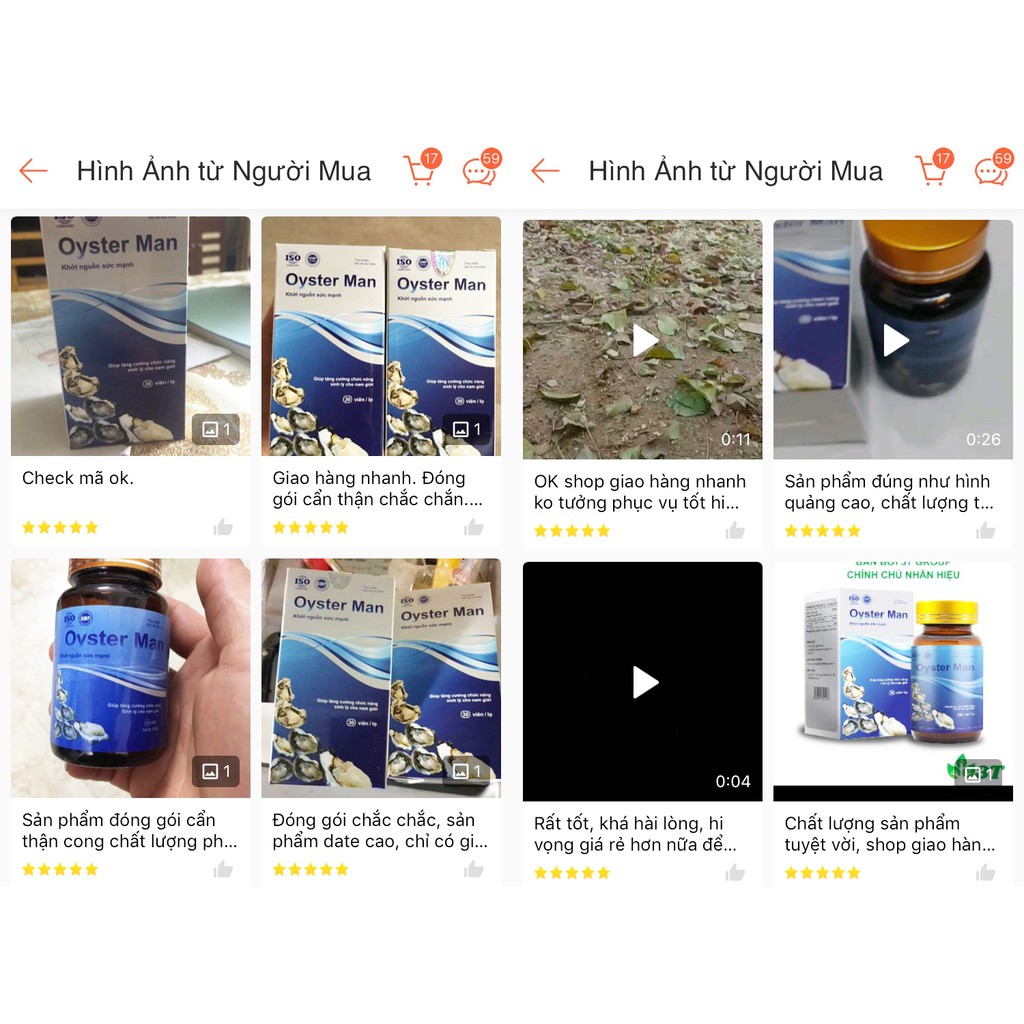 Combo 2 Tăng Cường Sinh Lý Nam Oyster Man (Hộp 30 viên) Cải Thiện Xuất Tinh Sớm, Yếu Sinh Lý, Rối Loạn Cương Dương | BigBuy360 - bigbuy360.vn