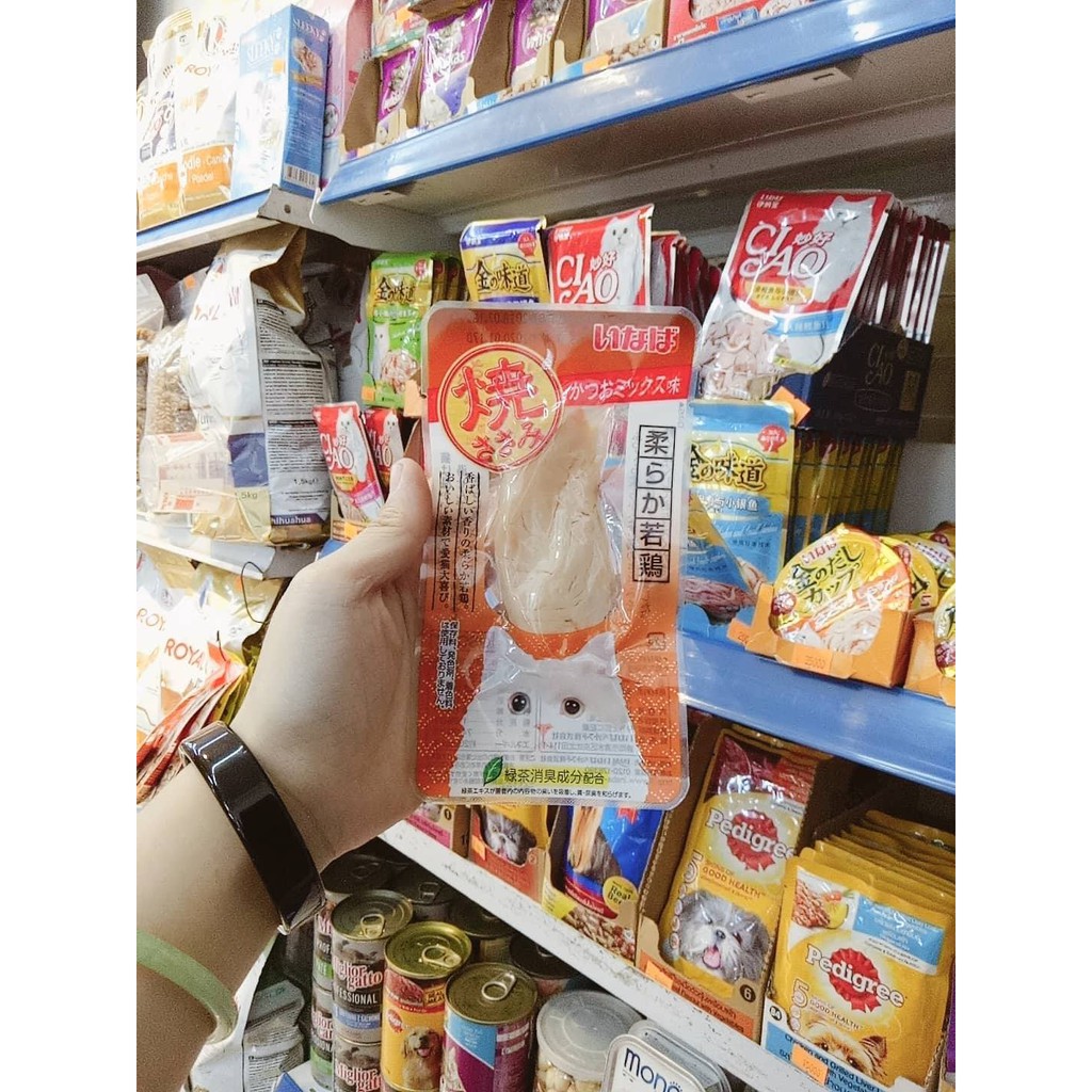 ức gà Ciao dành cho các bé mèo thích ăn thịt gà