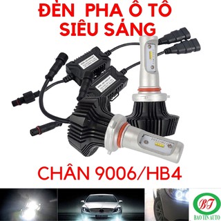 Đèn pha, cos led ô tô  siêu sáng ❤ Freeship ❤ Chân  9006/HB4 set 2 bóng