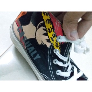 Giày cv custom luffy size 37.38( pass lại)