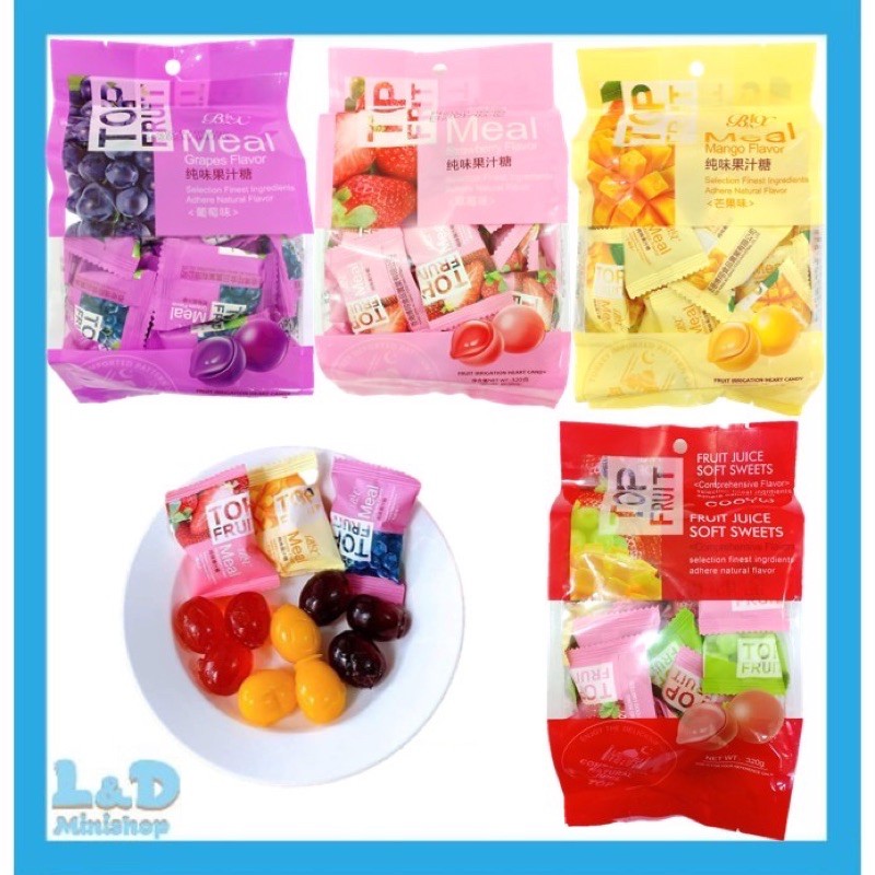 Kẹo Dẻo Trái Cây JElly Bearn Hàn Quốc 8 vị